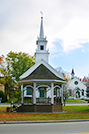 Newport, NH - Gazebo and Church